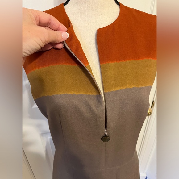 AKRIS PUNTO Vintage Cap Sleeve 2-Piece Dress Suit & Jacket Size 8 *EUC* - Picture 7 of 16